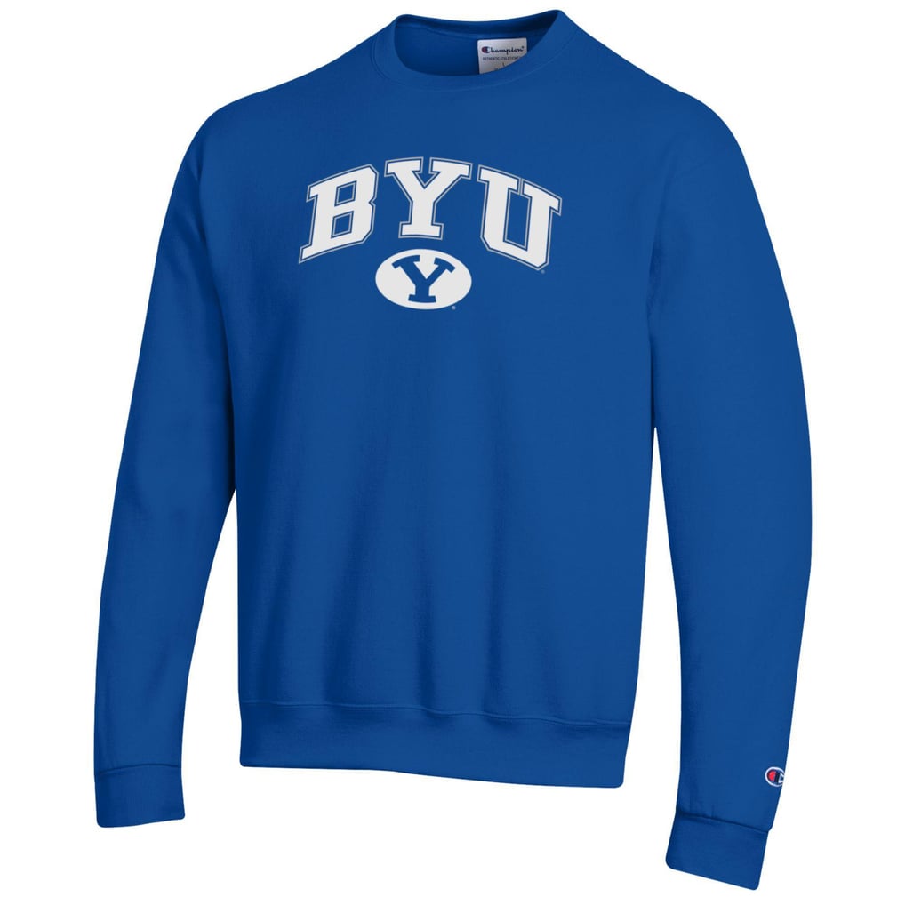  BYU Cougars Champion Arch Over Logo Pullover Sweatshirt - Royal